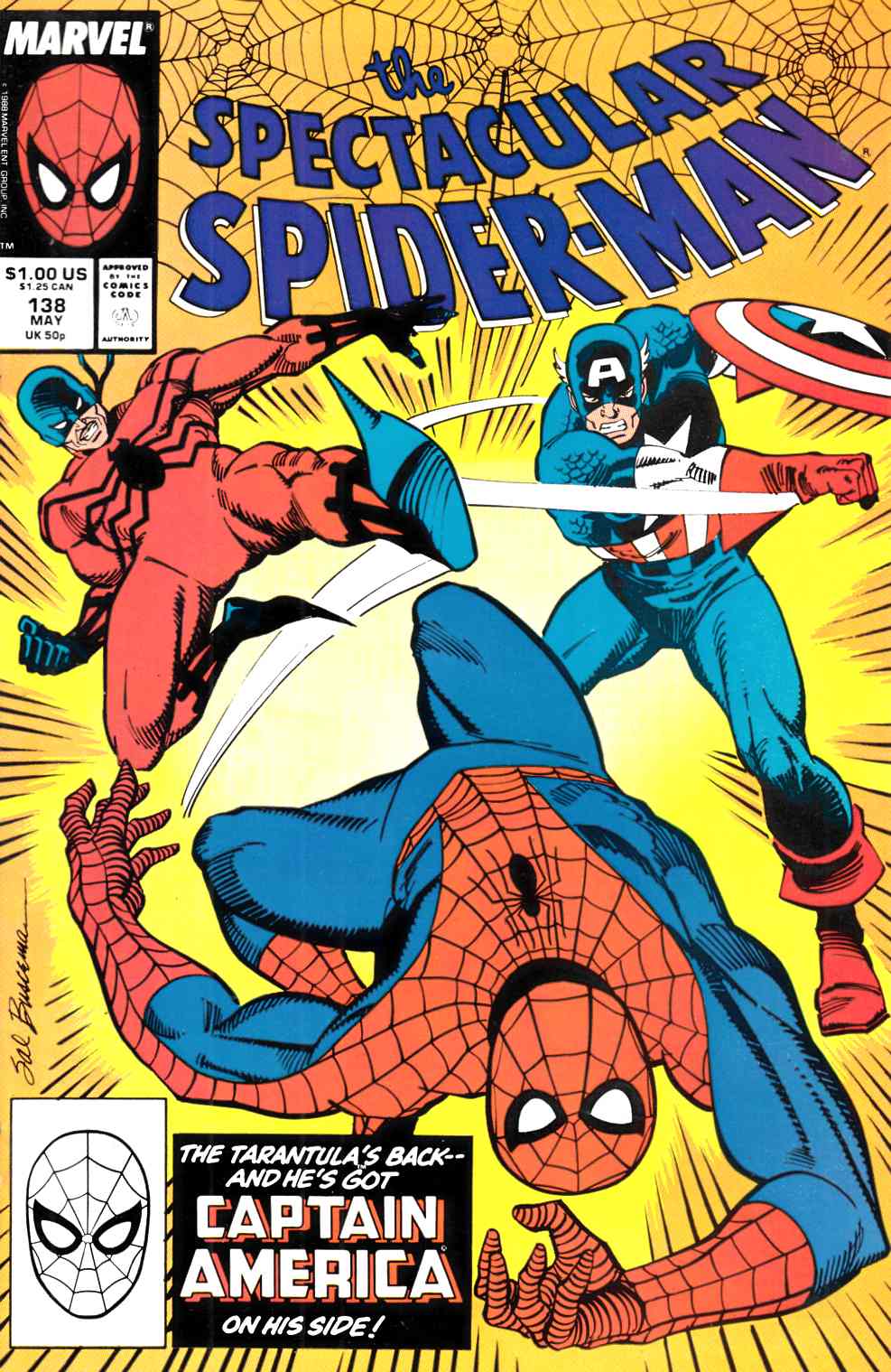 Spectacular Spider-Man #138 Very Fine (8.0) [Marvel Comic] LARGE