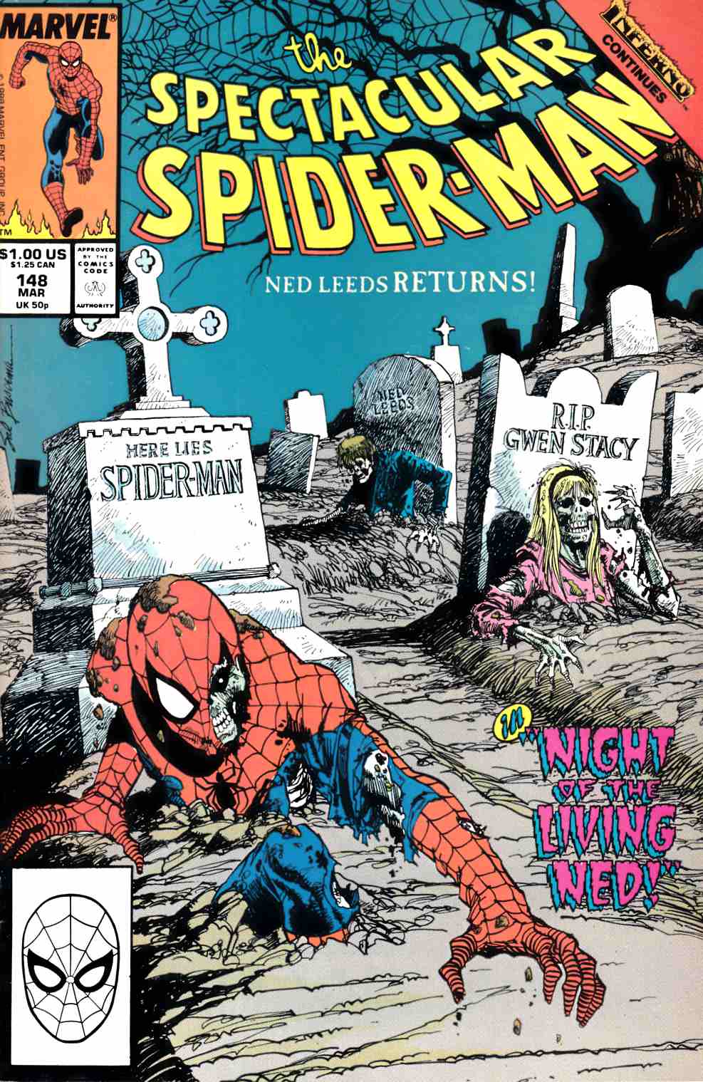 Spectacular Spider-Man #148 Near Mint () [Marvel Comic] –   Online Store