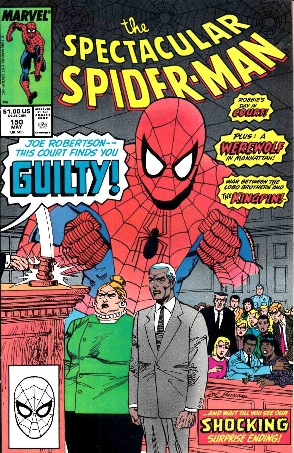 Spectacular Spider-Man #150 Very Fine (8.0) [Marvel Comic] LARGE