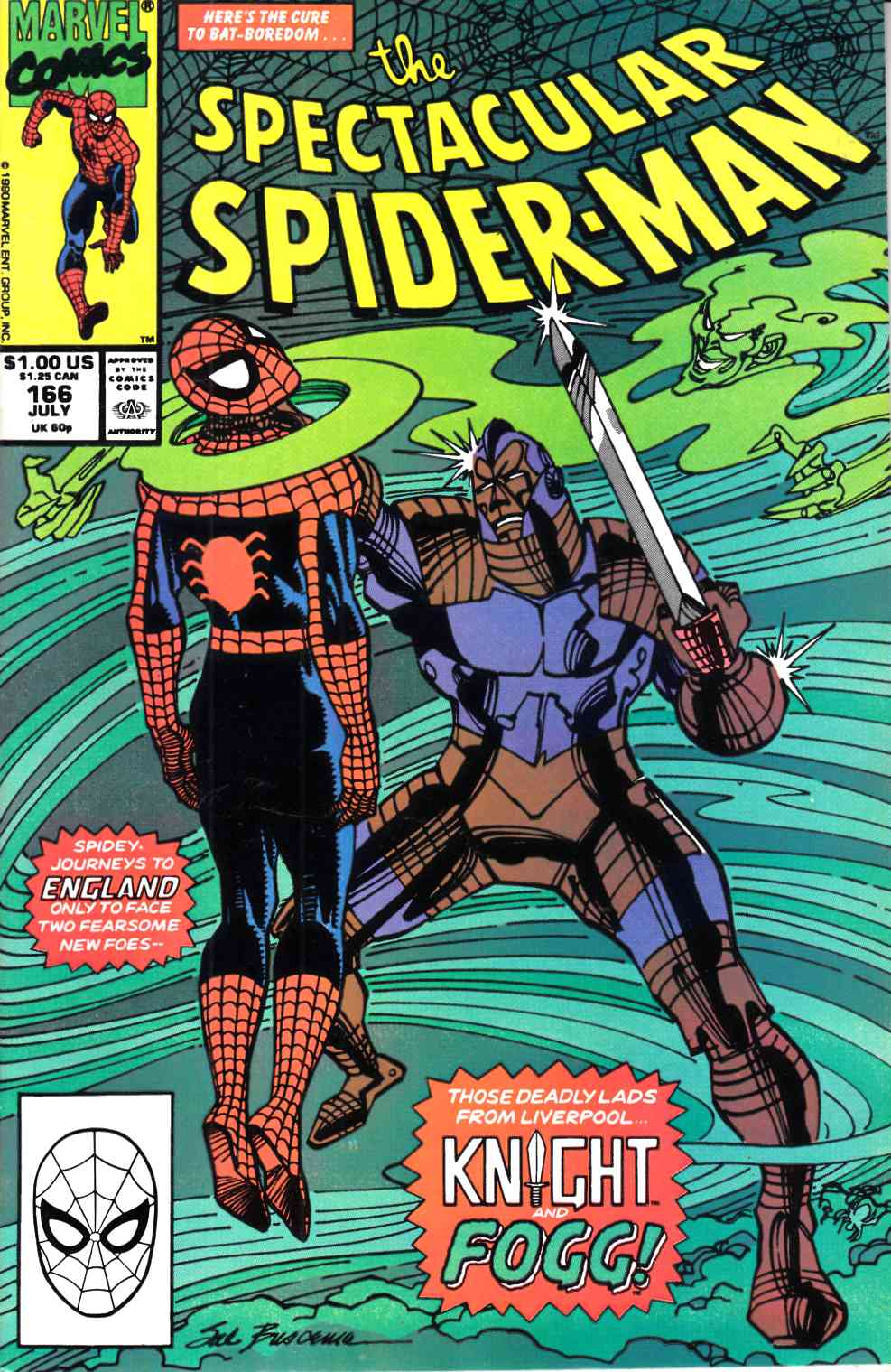 Spectacular Spider-Man #166 Very Fine (8.0) [Marvel Comic] LARGE