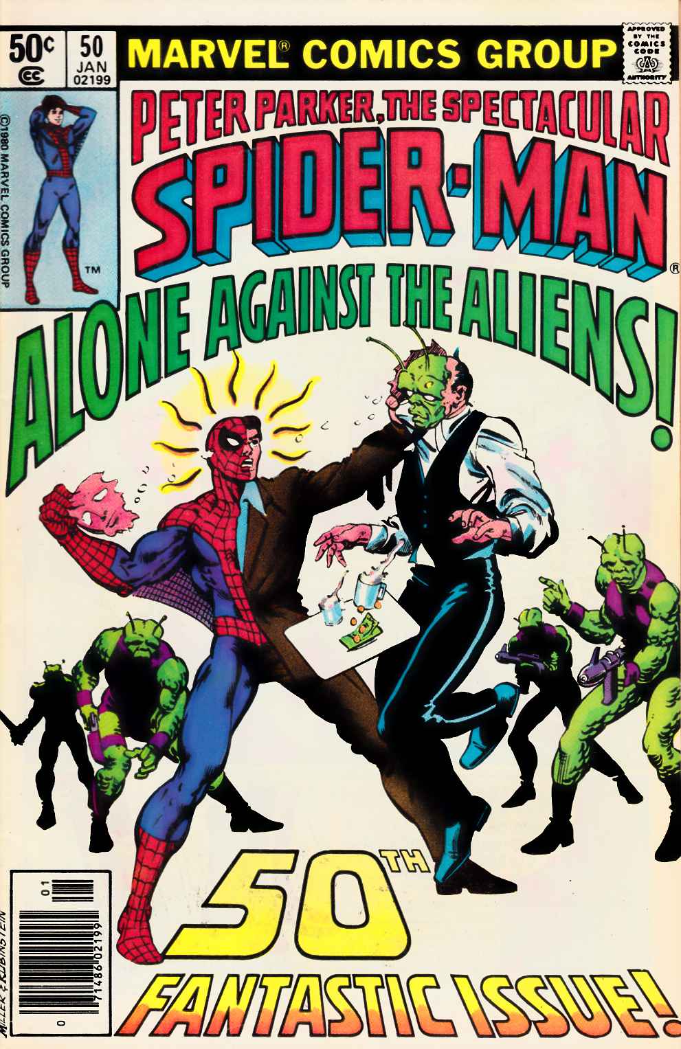 Spectacular Spider-Man #50 Newsstand Edition Good (2.0) [Marvel Comic] LARGE