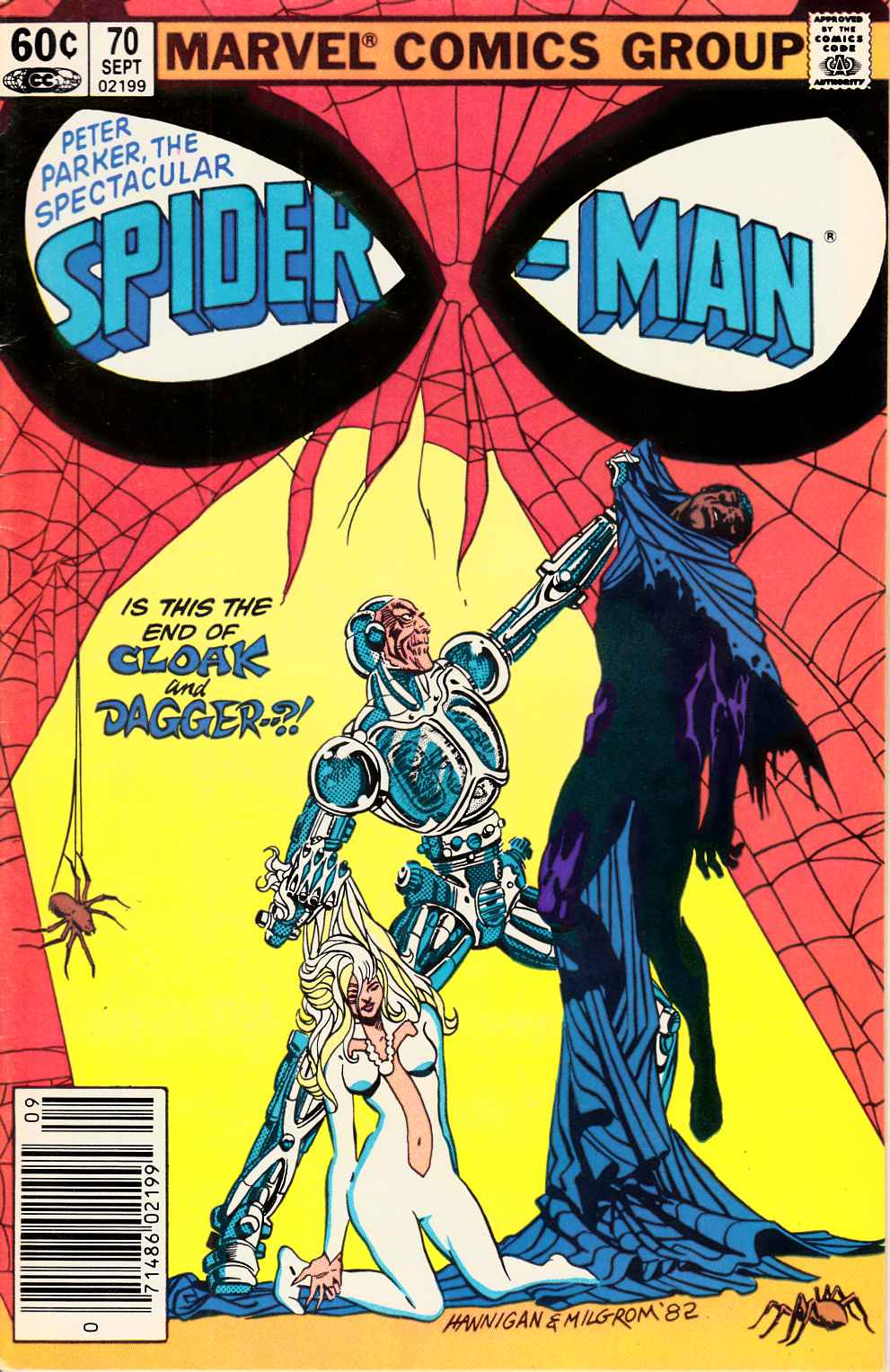 Spectacular Spider-Man #70 Newsstand Edition Very Fine (8.0) [Marvel Comic] LARGE