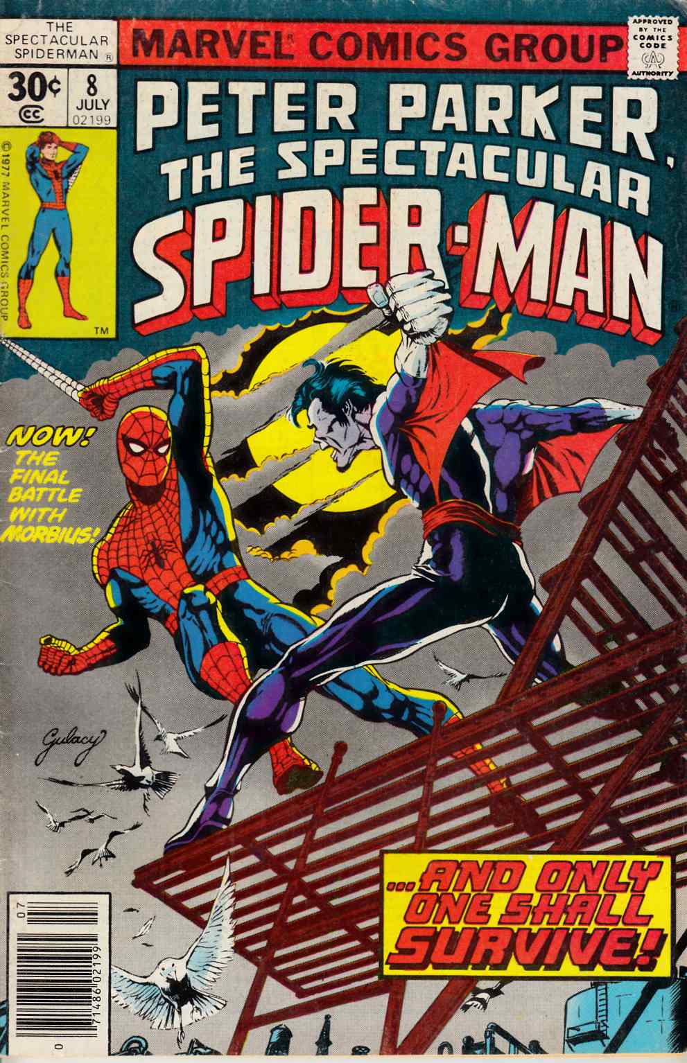 Spectacular Spider-Man #8 Very Good (4.0) [Marvel Comic] THUMBNAIL