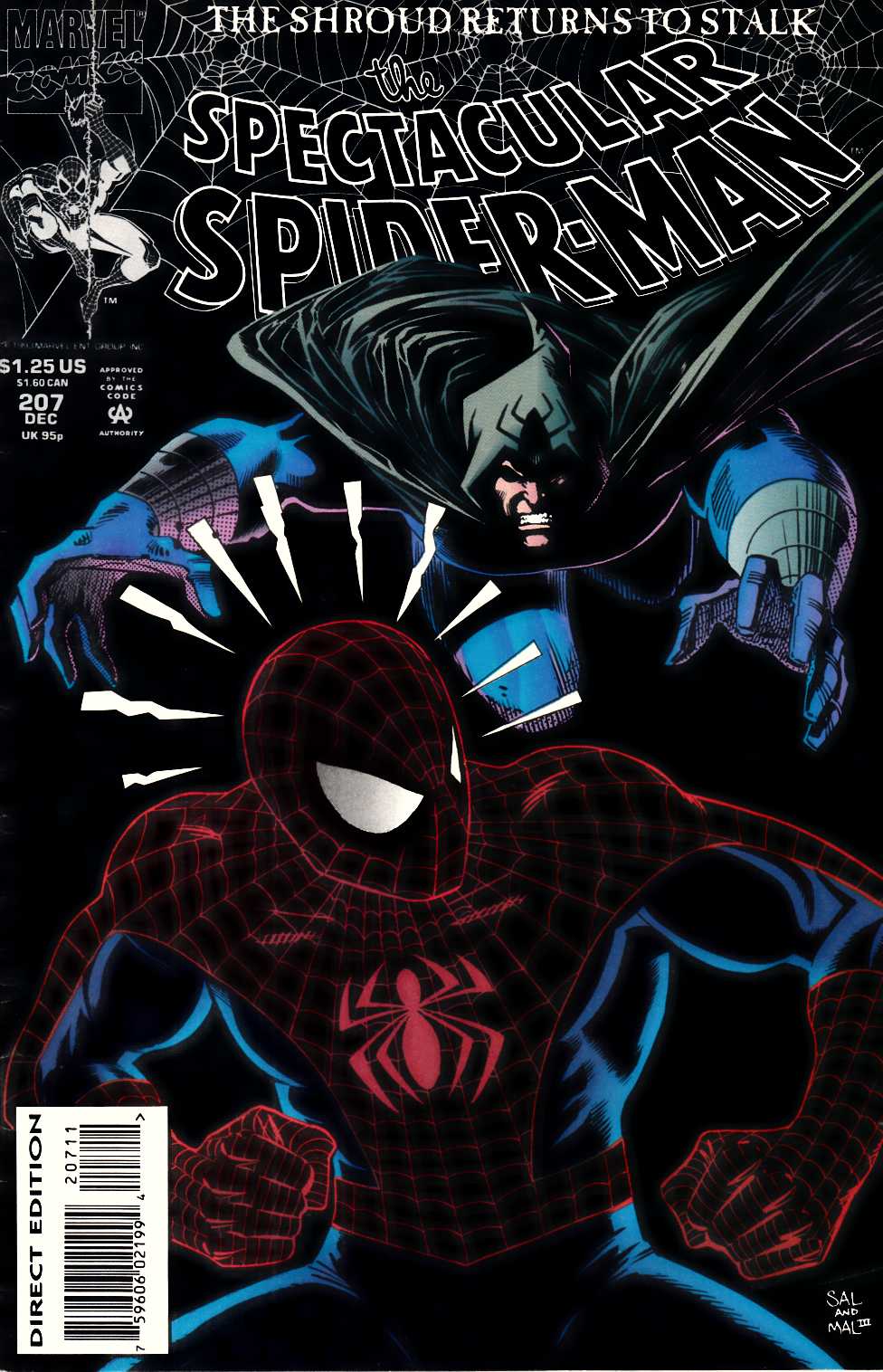 Spectacular Spider-Man #207 Fine (6.0) [Marvel Comic] LARGE