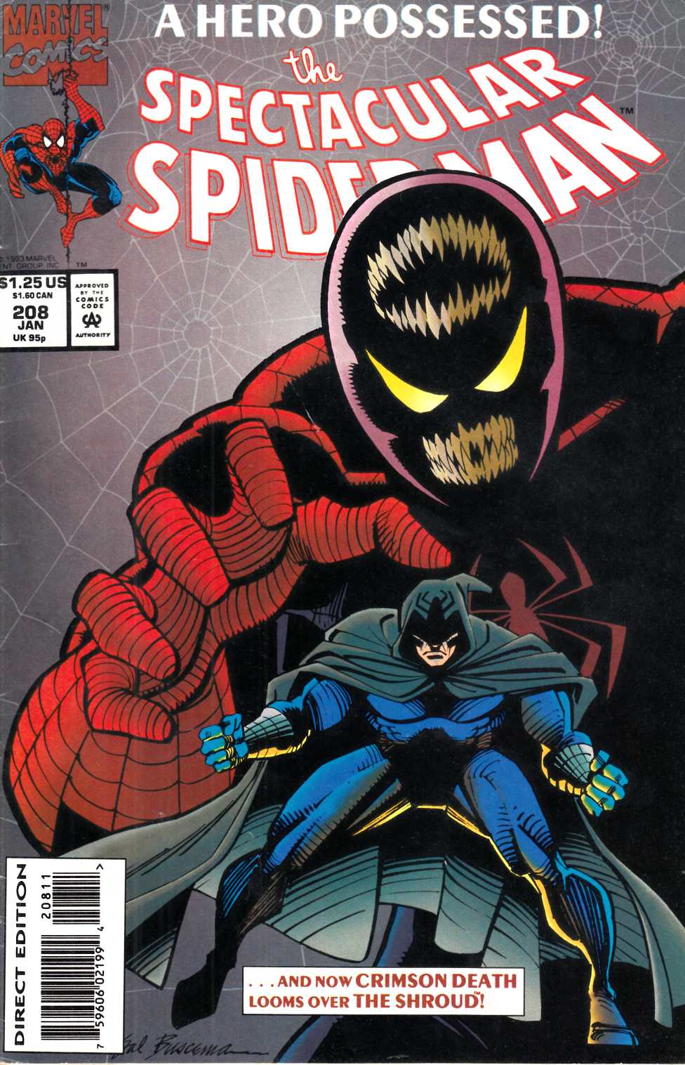 Spectacular Spider-Man #208 Very Good (4.0) [Marvel Comic] LARGE