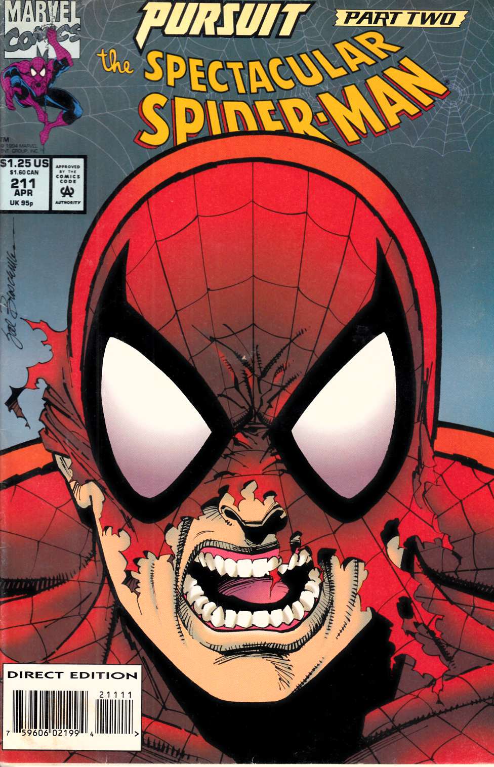 Spectacular Spider-Man #211 Good (2.0) [Marvel Comic] THUMBNAIL