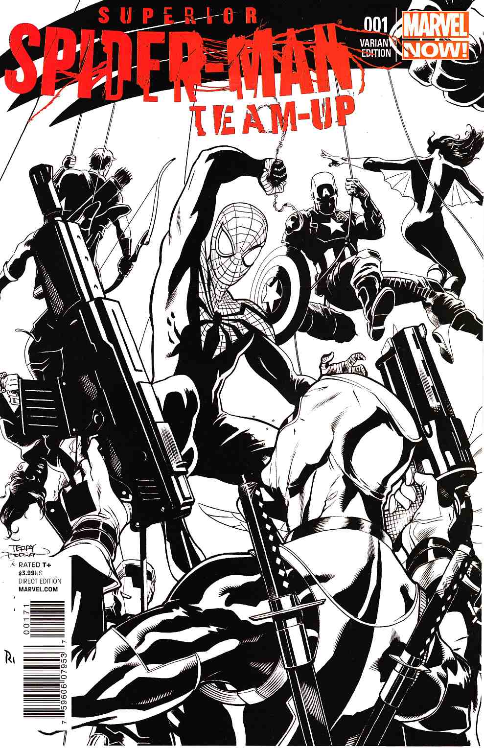 Superior Spider-Man Team Up #1 Deadpool Party Sketch Variant (Now) [Comic] THUMBNAIL