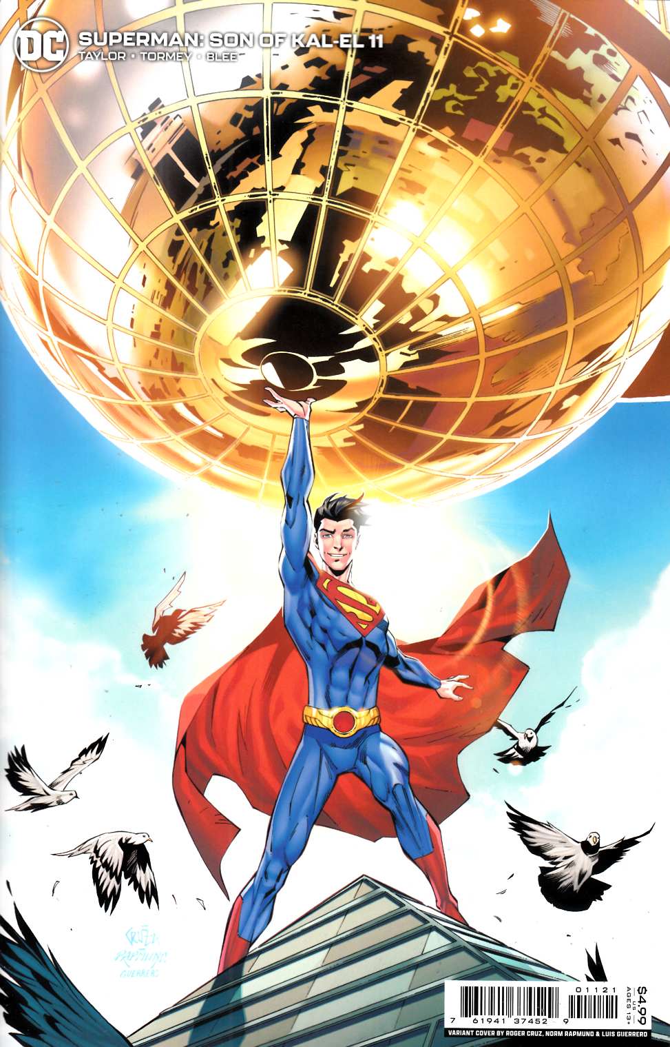 Superman Son of Kal-El #11 Cruz Variant Cover Near Mint (9.4) [DC Comic] THUMBNAIL