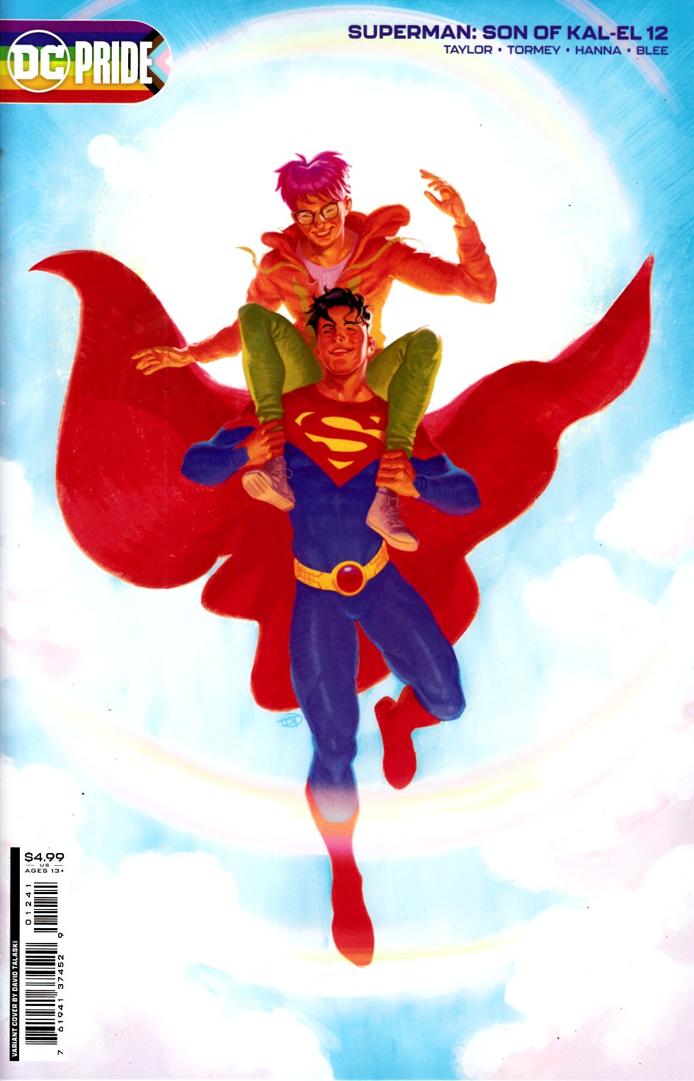 Superman Son of Kal-El #12 Talaski Variant Cover Near Mint (9.4) [DC Comic] LARGE