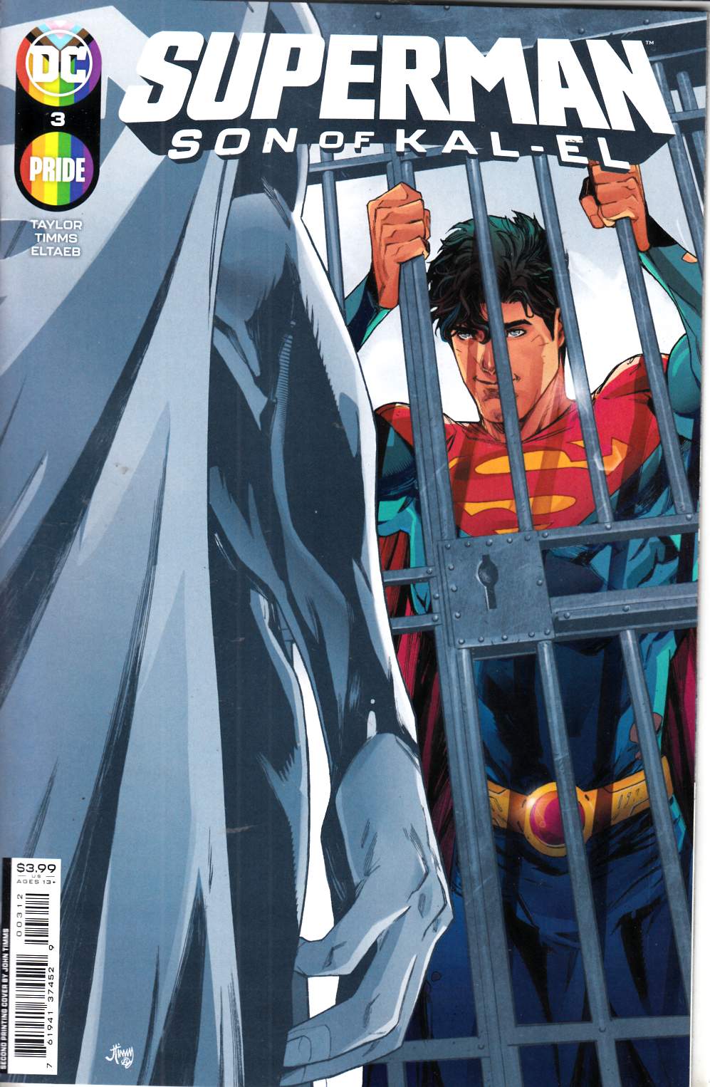 Superman Son Of Kal El 3 Second Printing Near Mint 9 4 [dc Comic