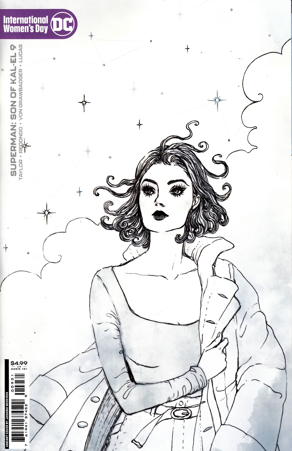 Superman Son of Kal-El #9 Medeiros Variant Cover Near Mint (9.4) [DC Comic] THUMBNAIL