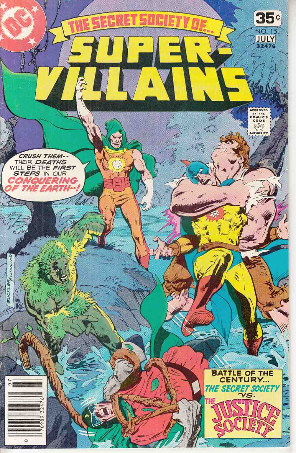 Secret Society of Super Villains #15 Fine/Very Fine (7.0)  [DC Comic] LARGE