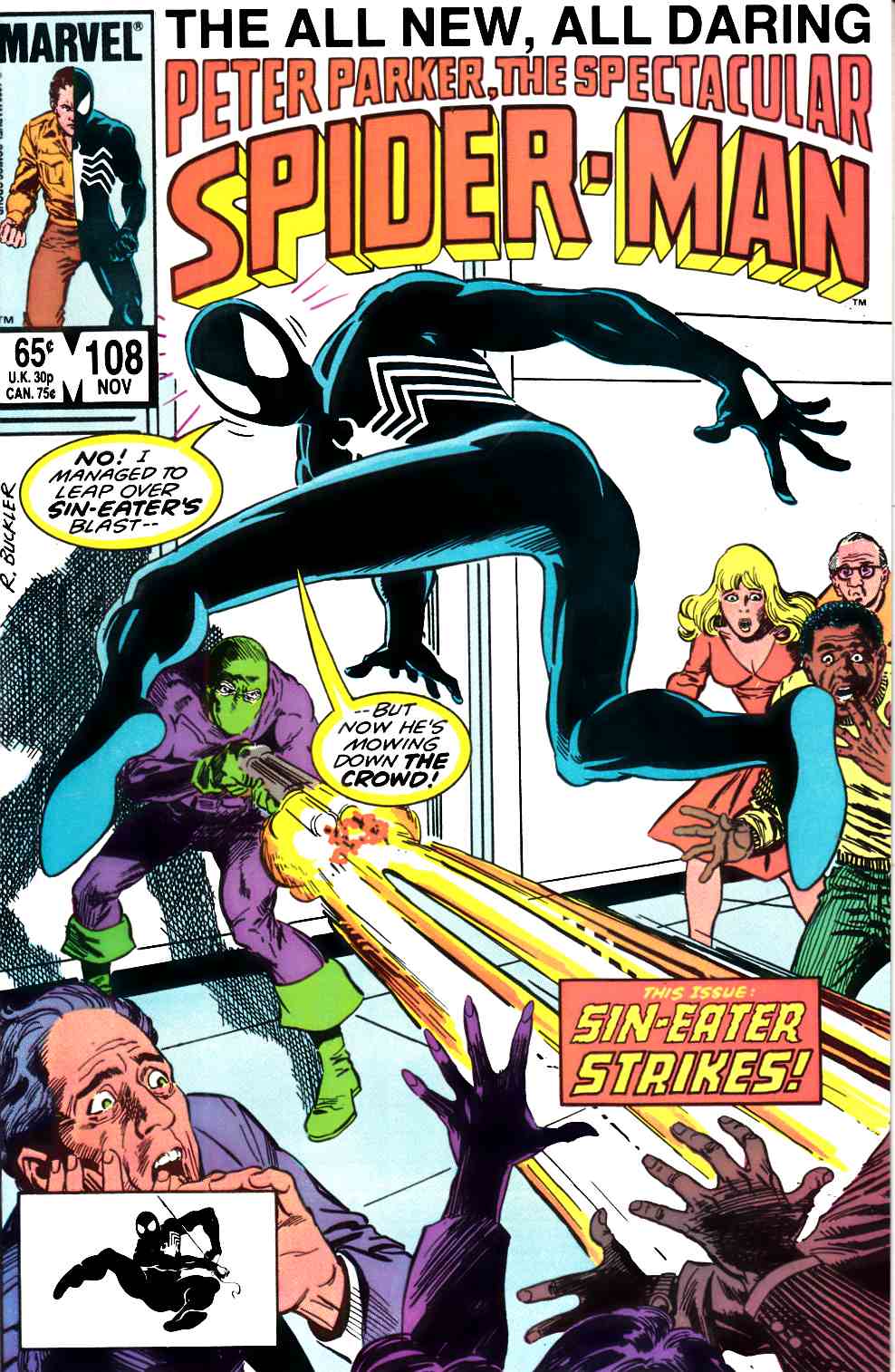 Spectacular Spider-Man #108 Near Mint (9.4) [Marvel Comic] THUMBNAIL