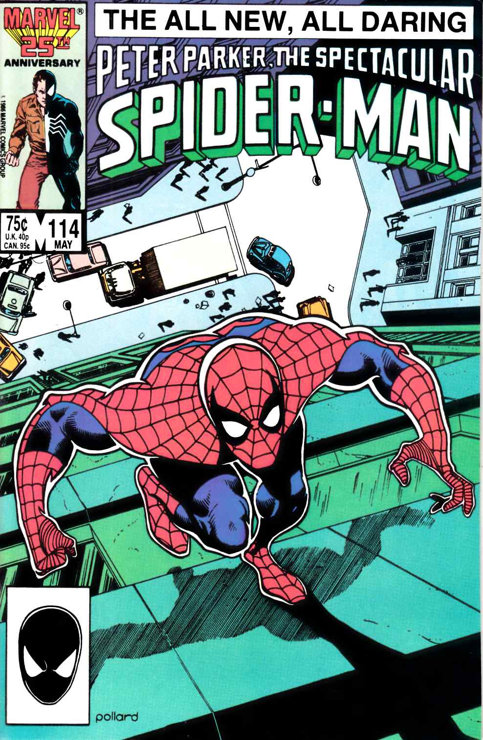 Spectacular Spider-Man #114 Near Mint Minus (9.2) [Marvel Comic] LARGE