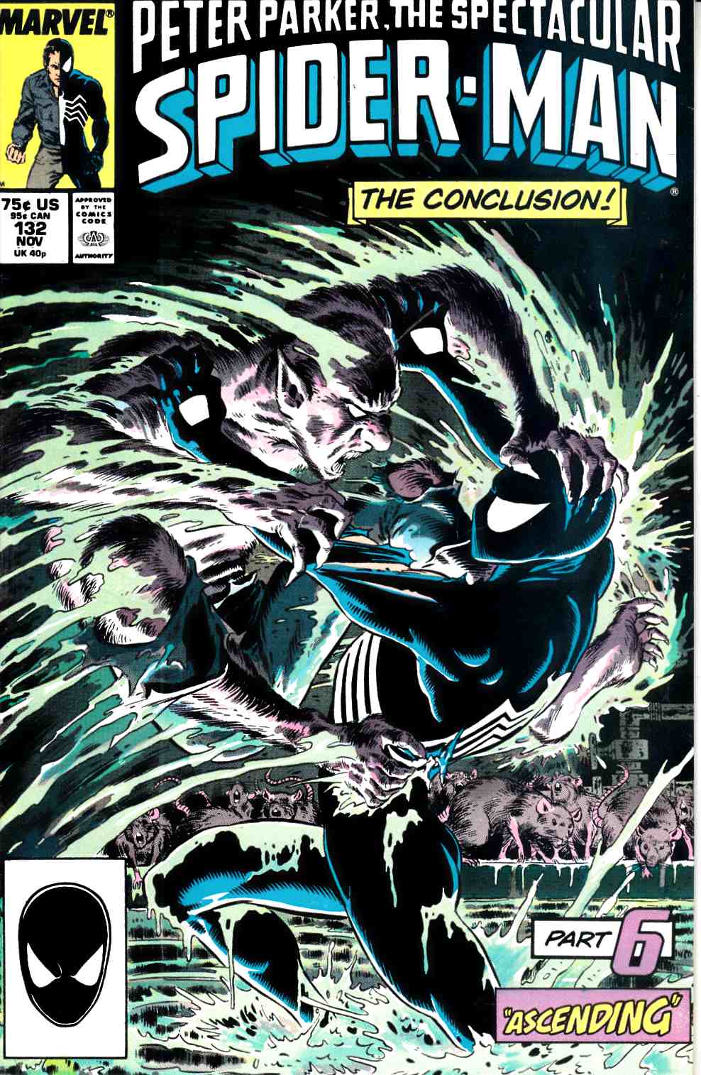 Spectacular Spider-Man #132 Very Fine (8.0) [Marvel Comic] LARGE