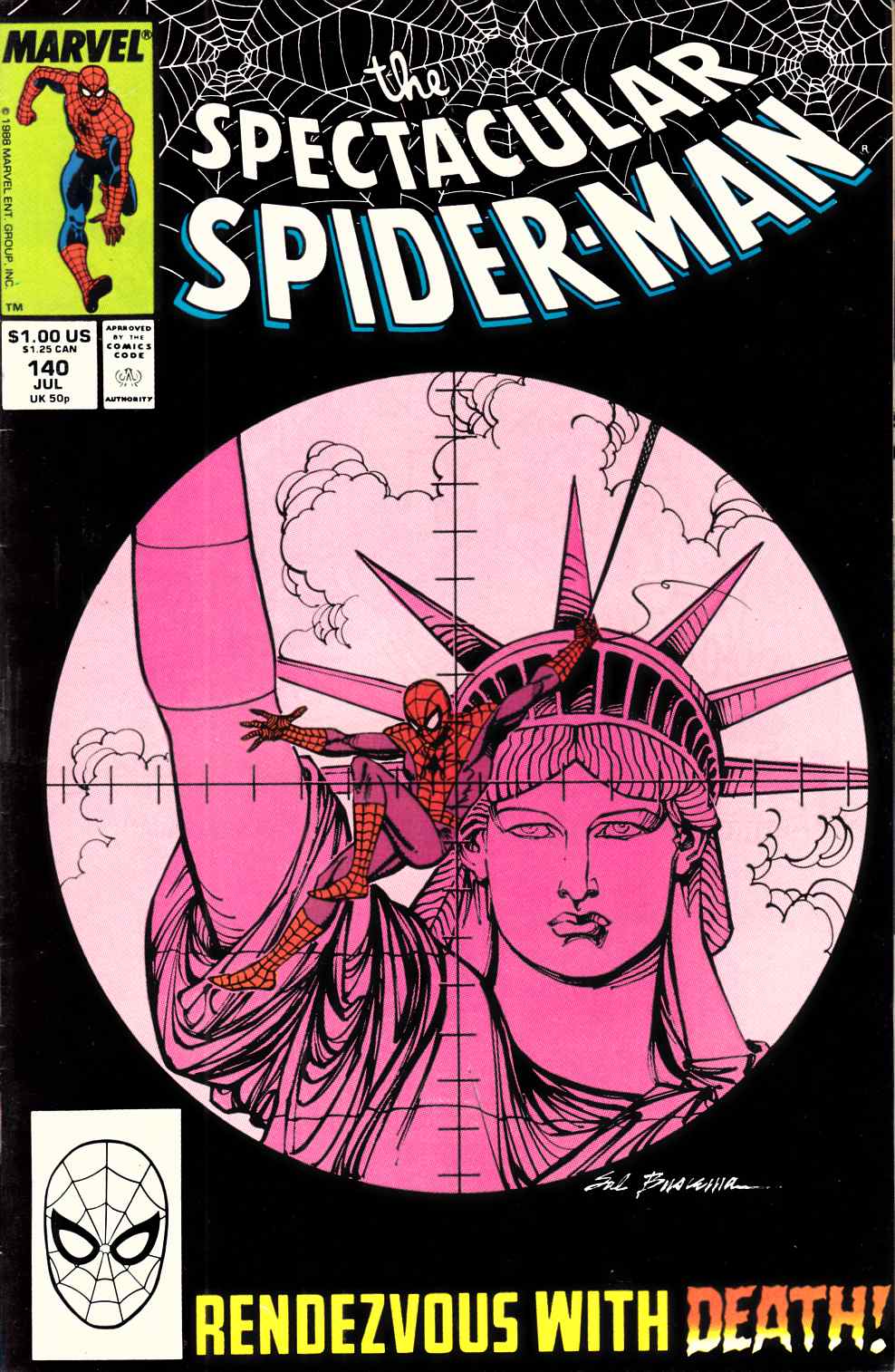 Spectacular Spider-Man #140 Very Fine (8.0) [Marvel Comic] LARGE