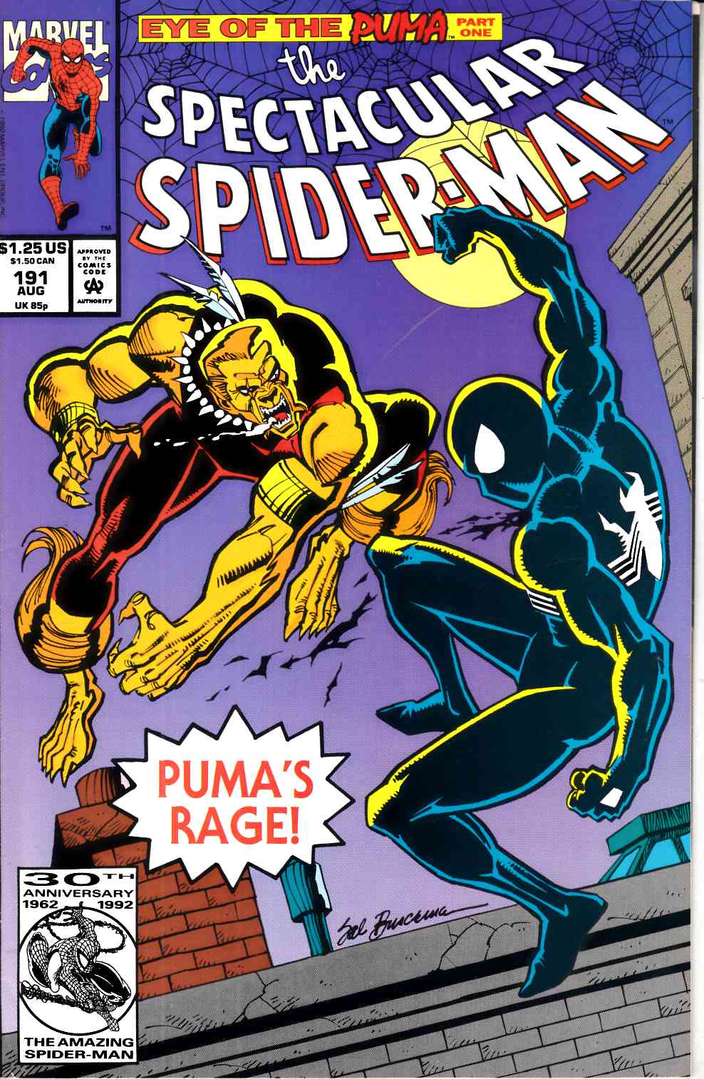 Spectacular Spider-Man #191 Very Fine (8.0) [Marvel Comic] LARGE