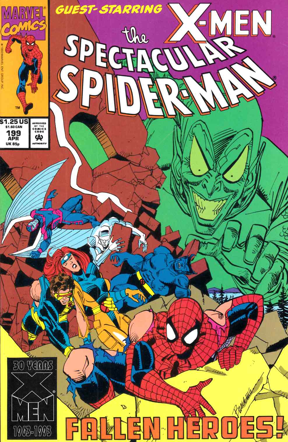 Spectacular Spider-Man #199 Near Mint (9.4) [Marvel Comic] THUMBNAIL