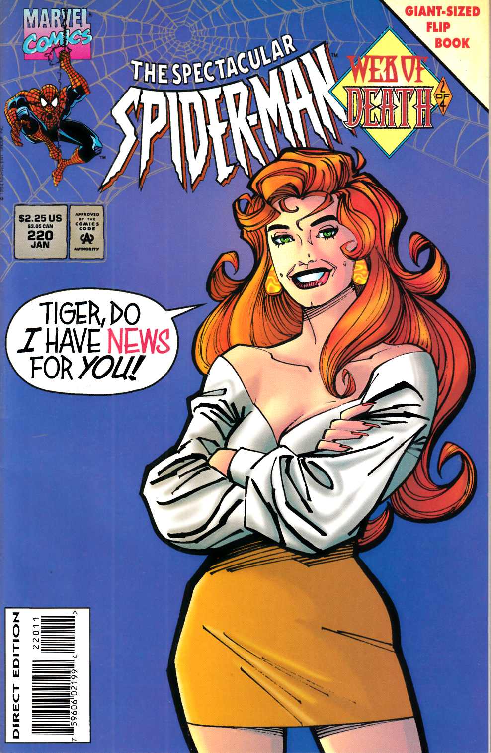 Spectacular Spider-Man #220 Very Fine (8.0) [Marvel Comic] LARGE