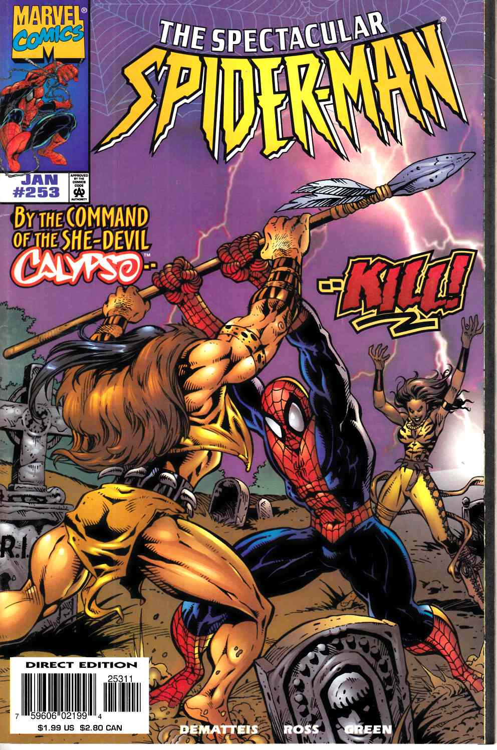 Spectacular Spider-Man #253 Very Fine (8.0) [Marvel Comic] LARGE