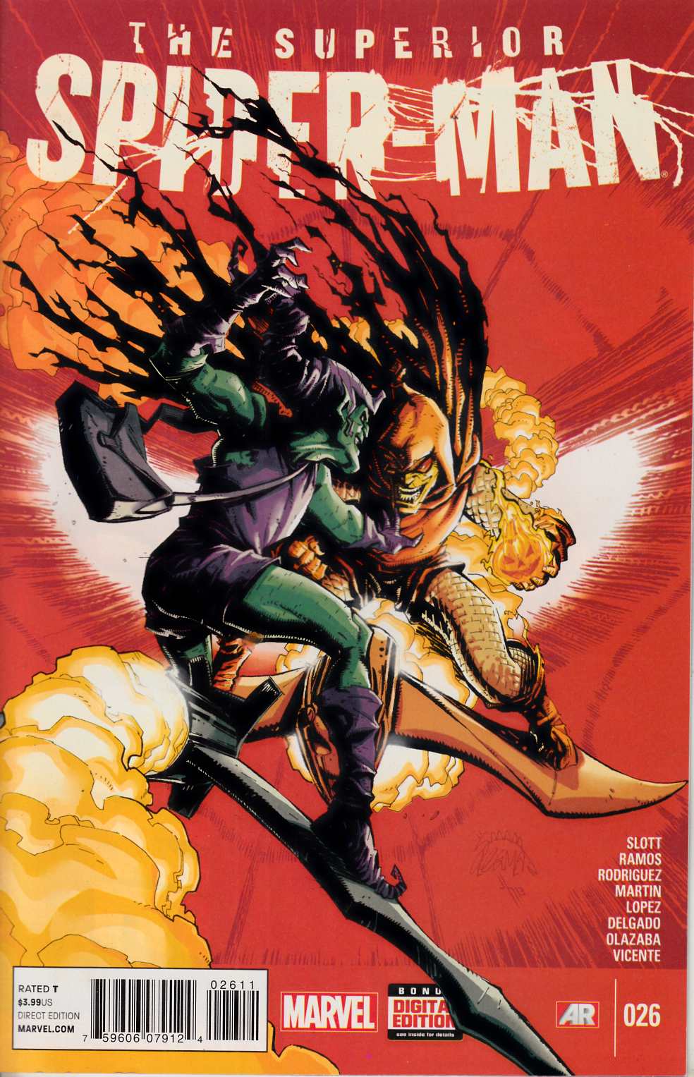 Superior Spider-Man #26 Near Mint (9.4) [Marvel Comic] LARGE