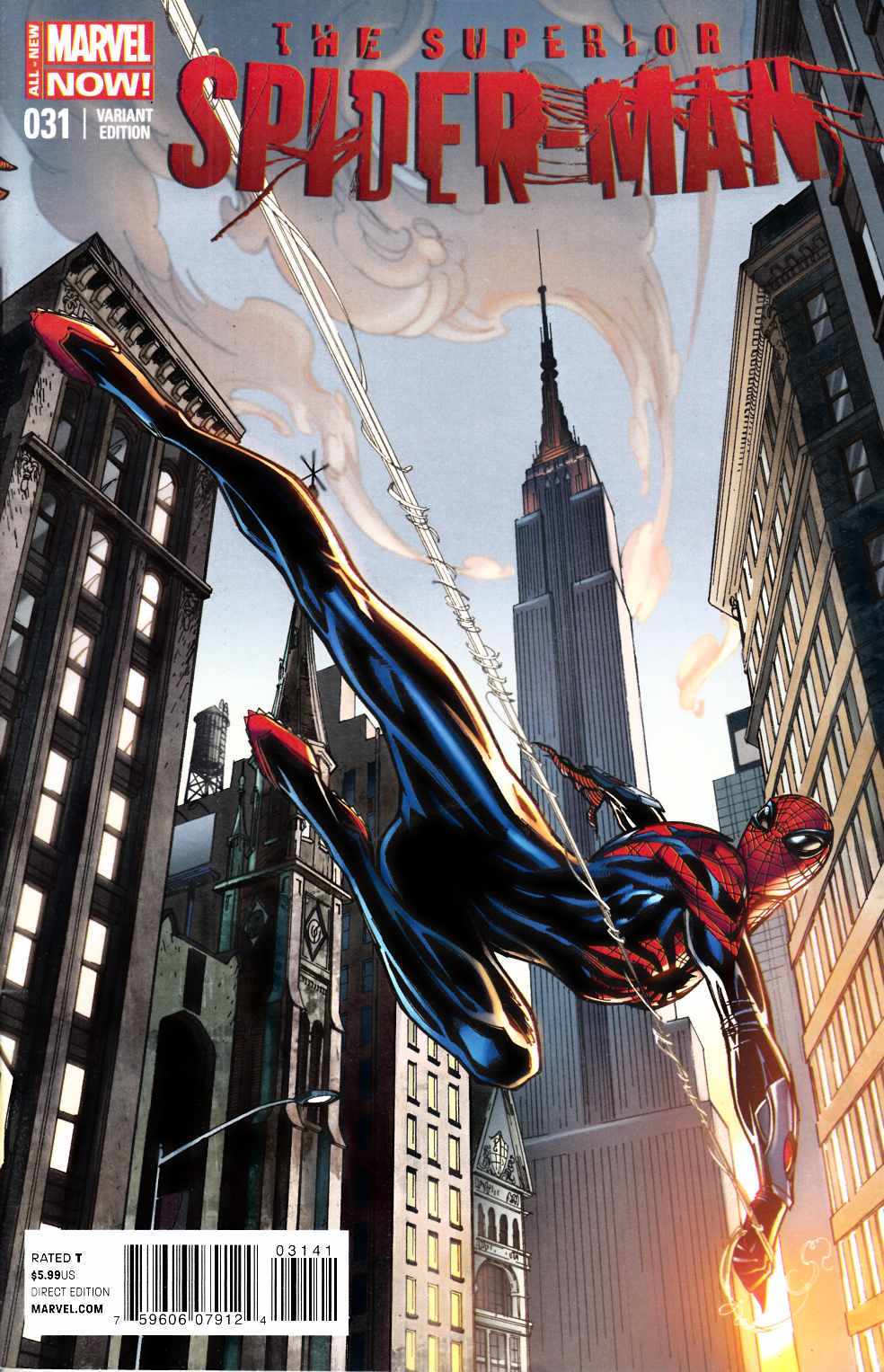 Superior Spider-Man #31 Campbell Variant Cover Near Mint (9.4) [Marvel Comic] LARGE