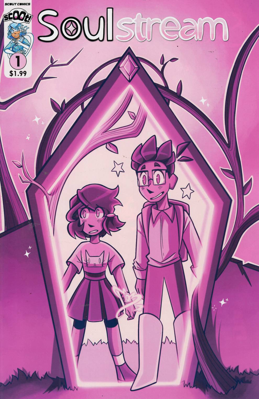 Soulstream #1 Second Printing Near Mint (9.4) [Scout Comic] THUMBNAIL
