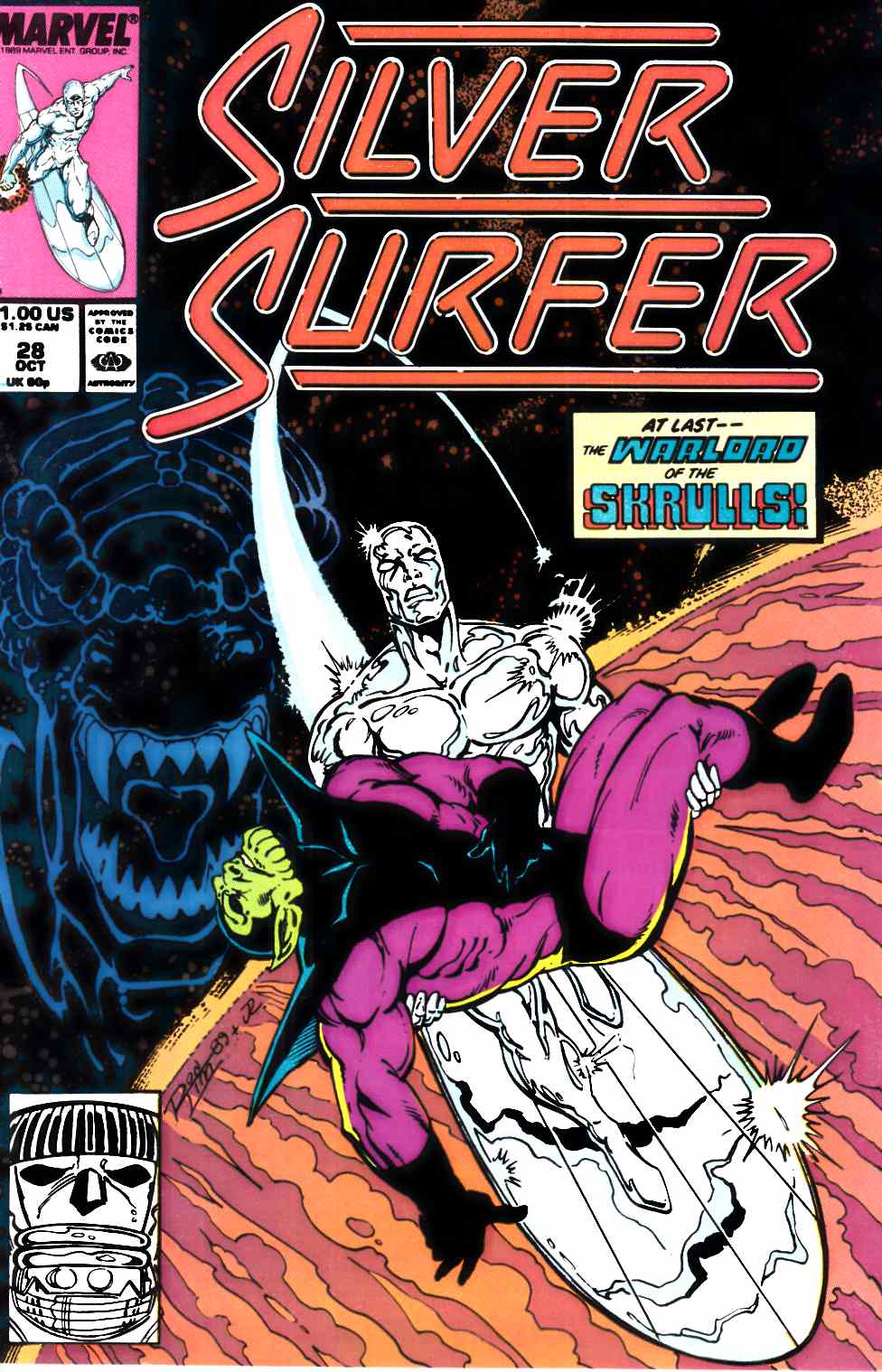 Silver Surfer #28 Fine (6.0) [Marvel Comic] THUMBNAIL