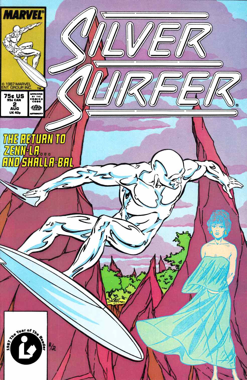 Silver Surfer #2 Near Mint (9.4) [Marvel Comic] THUMBNAIL