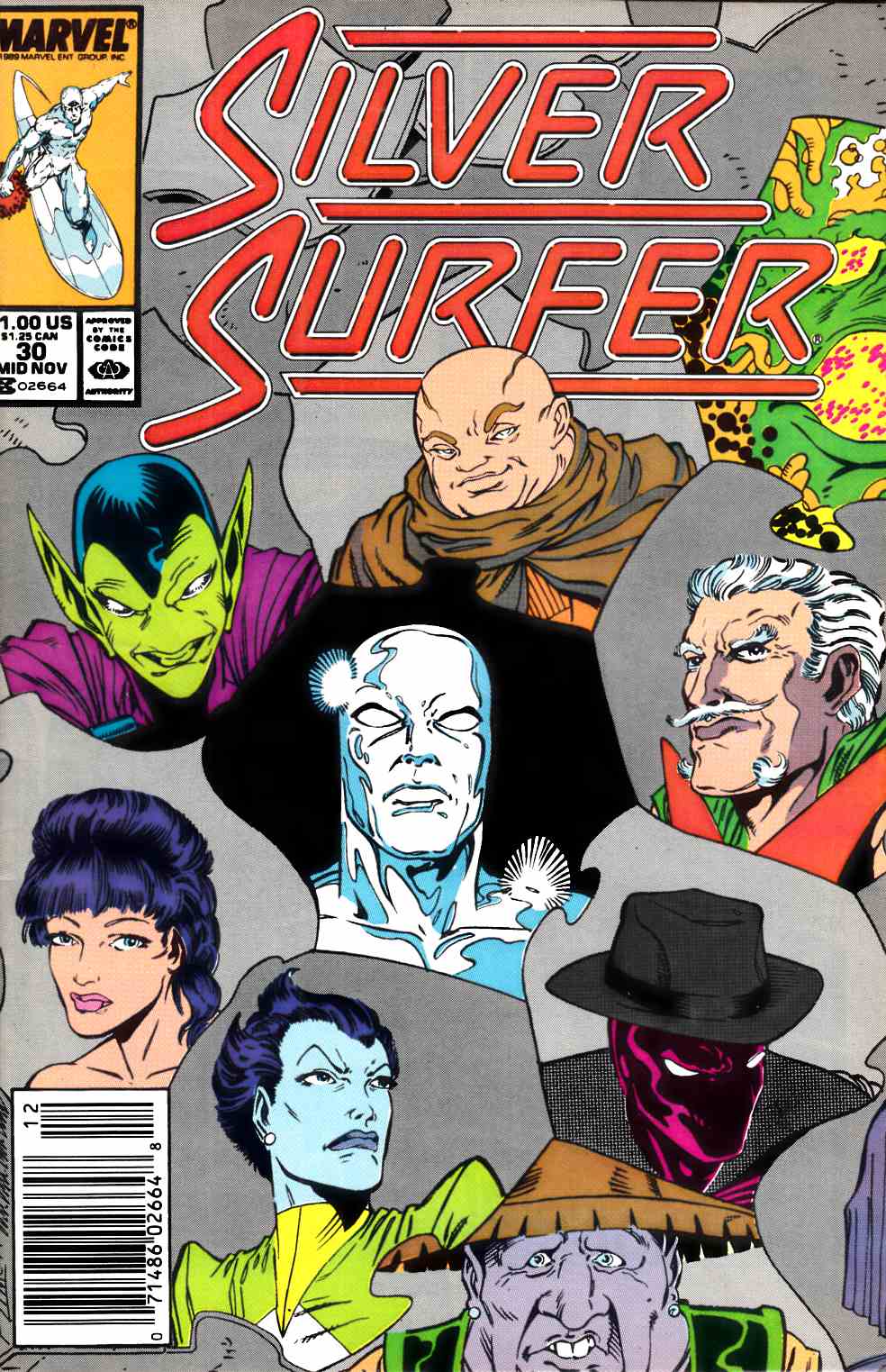 Silver Surfer #30 Newsstand Edition Very Fine (8.0) [Marvel Comic] THUMBNAIL