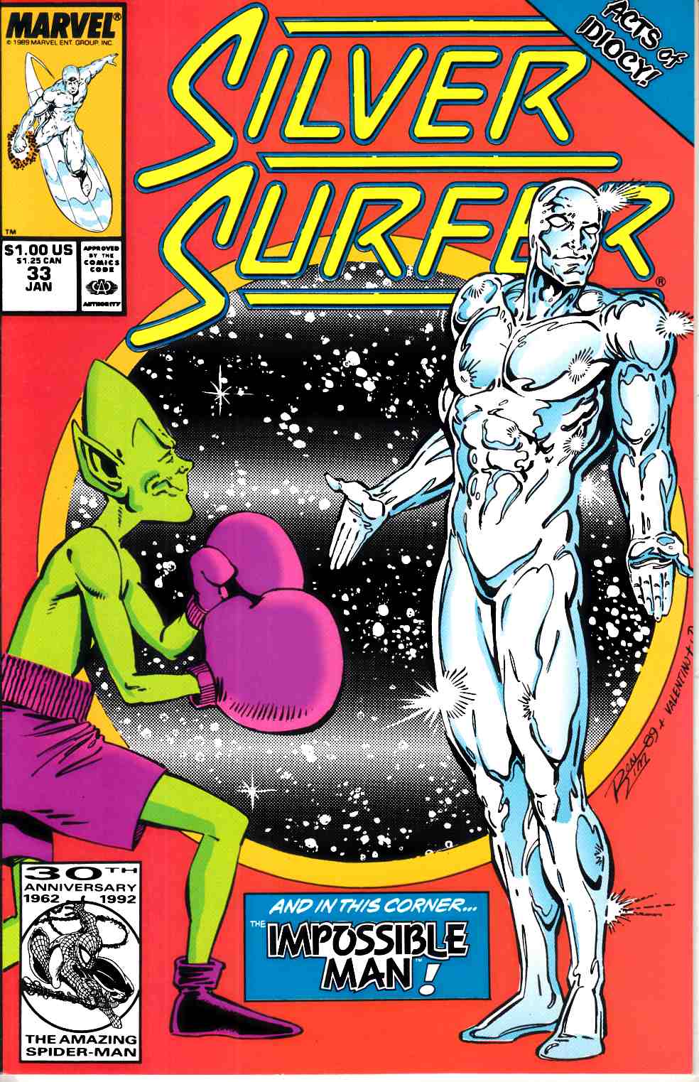 Silver Surfer #33 JC Penny Variant Very Fine (8.0) [Marvel Comic] LARGE