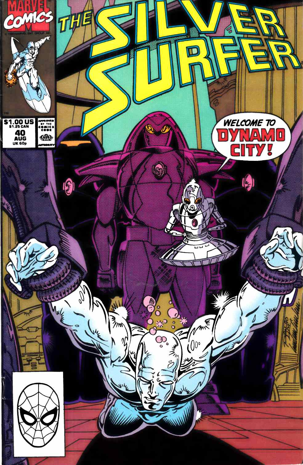 Silver Surfer #40 Fine (6.0) [Marvel Comic] THUMBNAIL