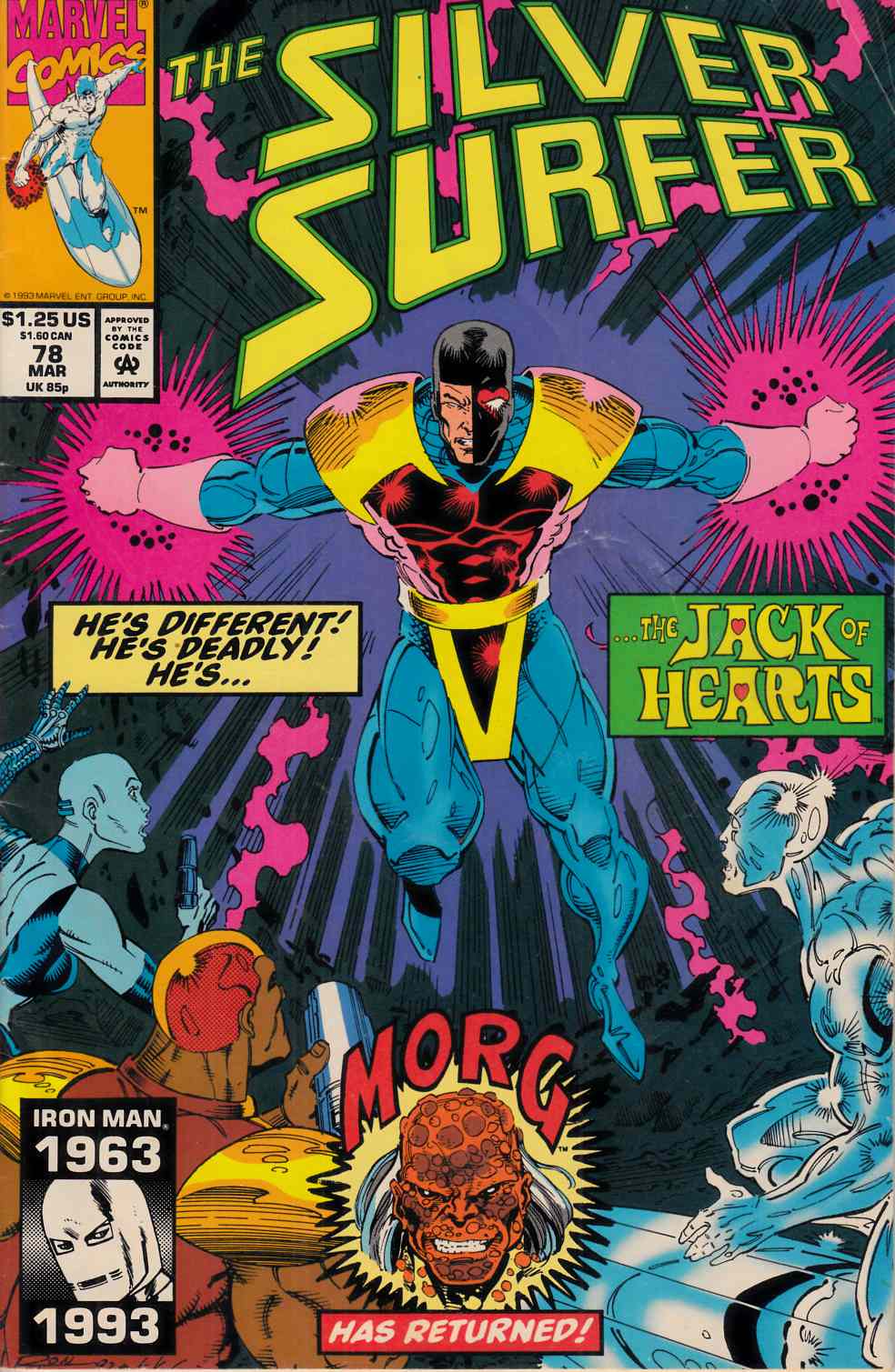 Silver Surfer #78 Very Good (4.0) [Marvel Comic] LARGE