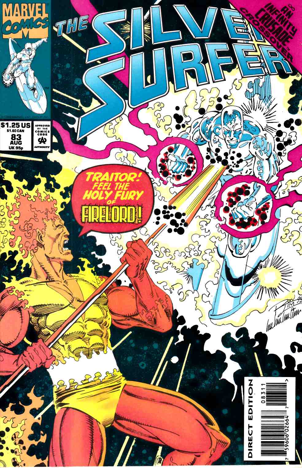 Silver Surfer #83 Near Mint (9.4) [Marvel Comic] LARGE
