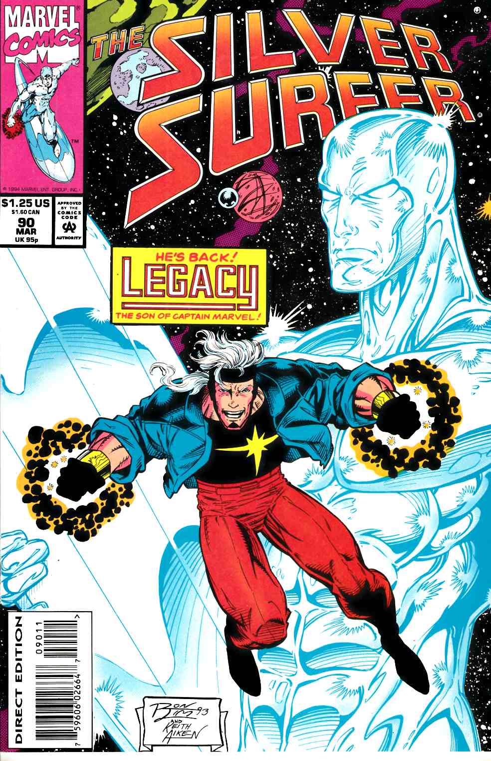 Silver Surfer #90 Very Fine (8.0) [Marvel Comic] LARGE