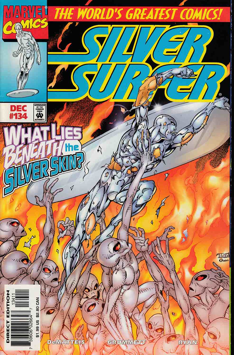 Silver Surfer #134 Very Fine (8.0) [Marvel Comic] THUMBNAIL