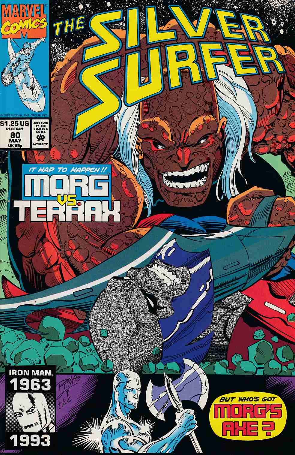 Silver Surfer #80 Near Mint (9.4) [Marvel Comic] LARGE