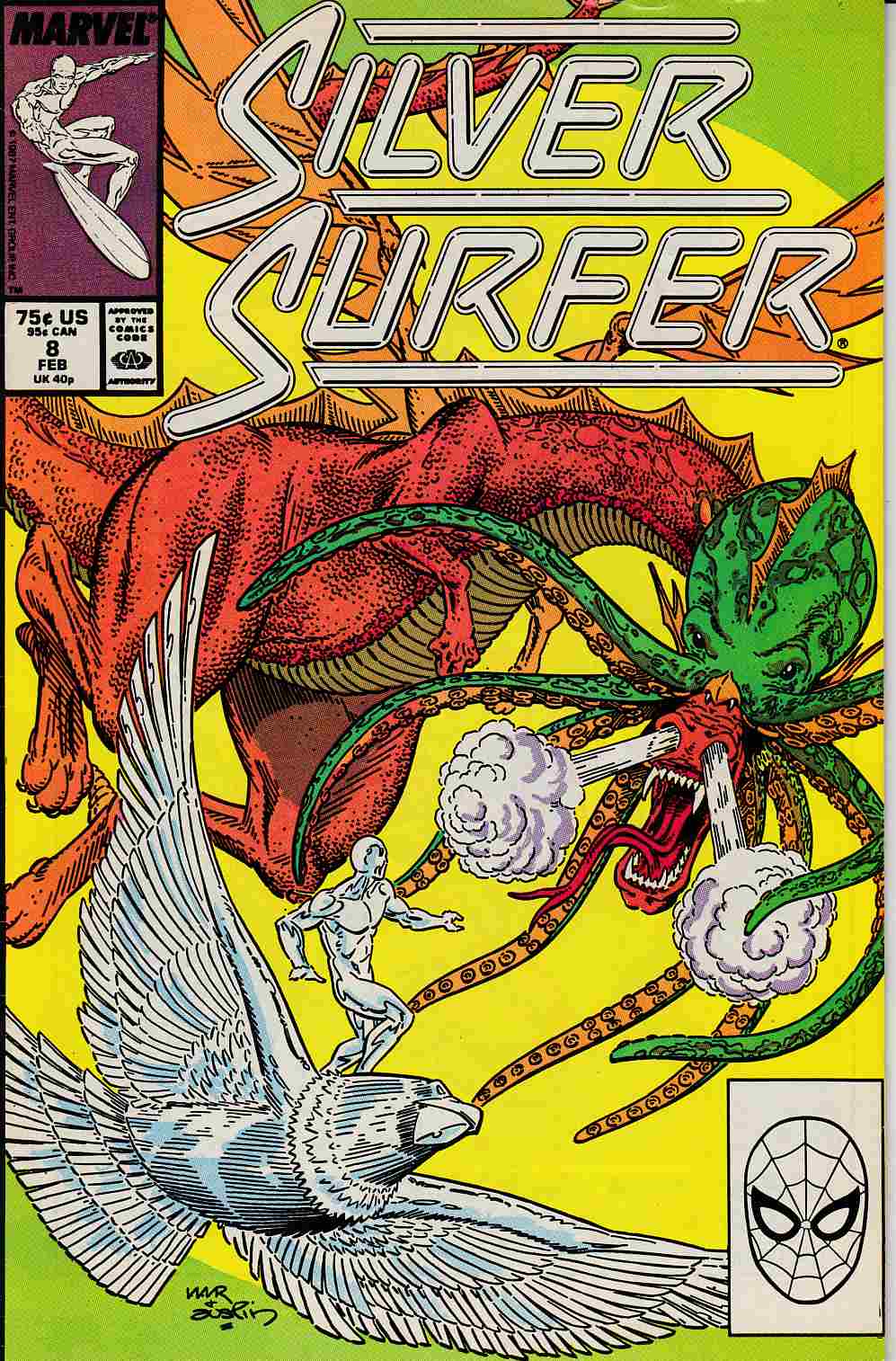 Silver Surfer #8 Fine (6.0) [Marvel Comic] THUMBNAIL
