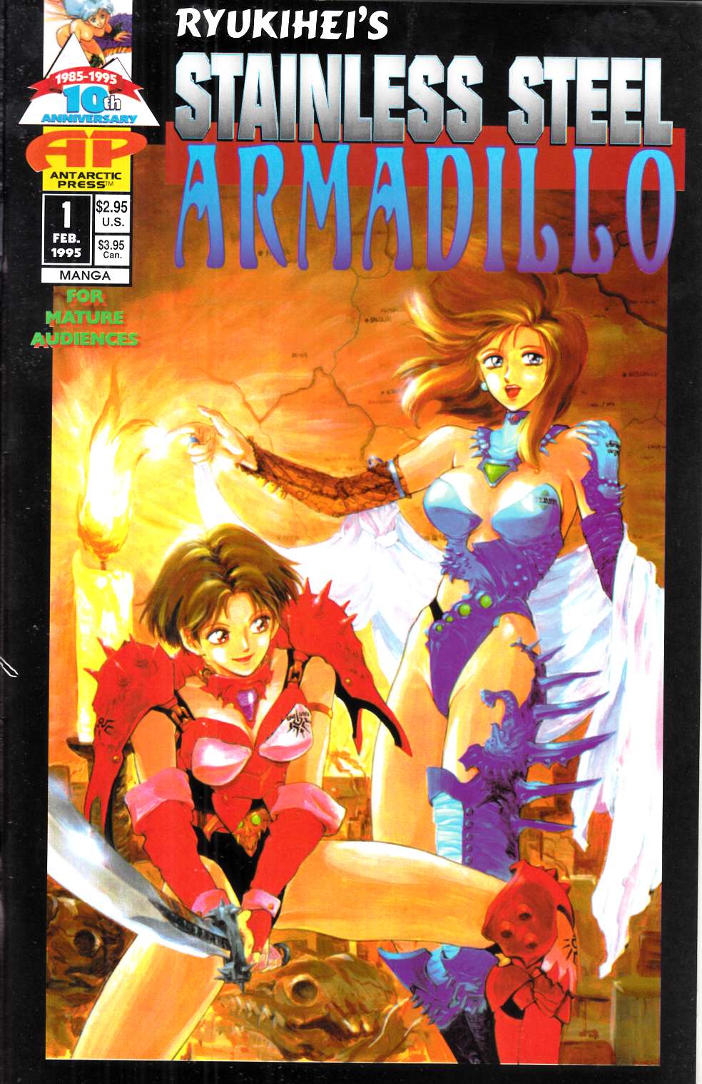 Stainless Steel Armadillo #1 Very Fine (8.0) [Antarctic Comic] THUMBNAIL
