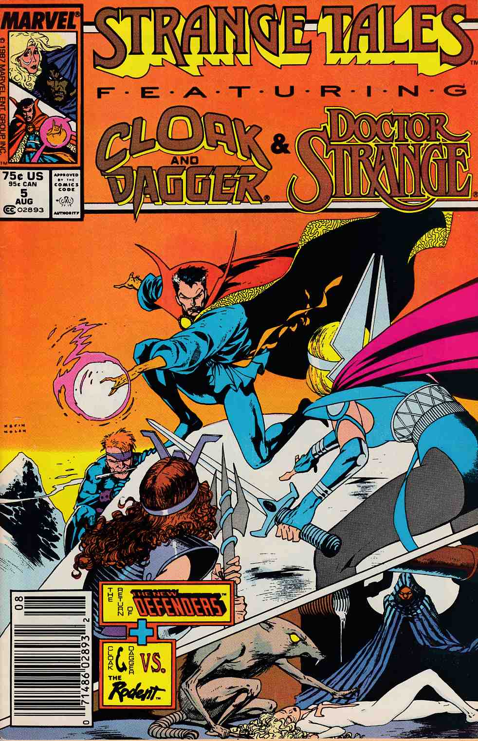 Strange Tales #5 Newsstand Edition Very Fine Minus (7.5) [Marvel Comic] THUMBNAIL