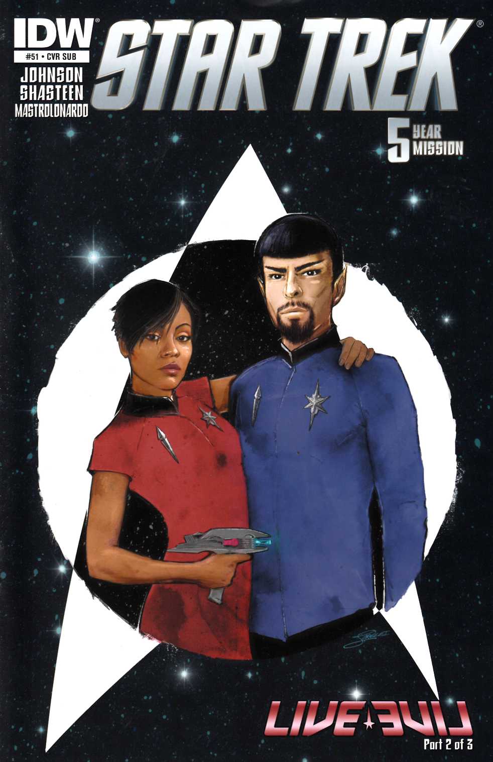 Star Trek Ongoing #51 Subscription Cover [IDW Comic] LARGE