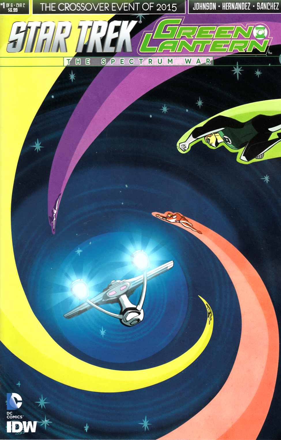 Star Trek Green Lantern #1 Cover C- Charretier [IDW Comic] THUMBNAIL