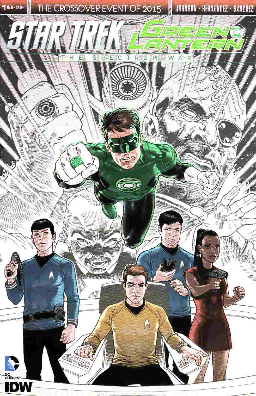 Star Trek Green Lantern #1 Second Printing [IDW Comic] THUMBNAIL