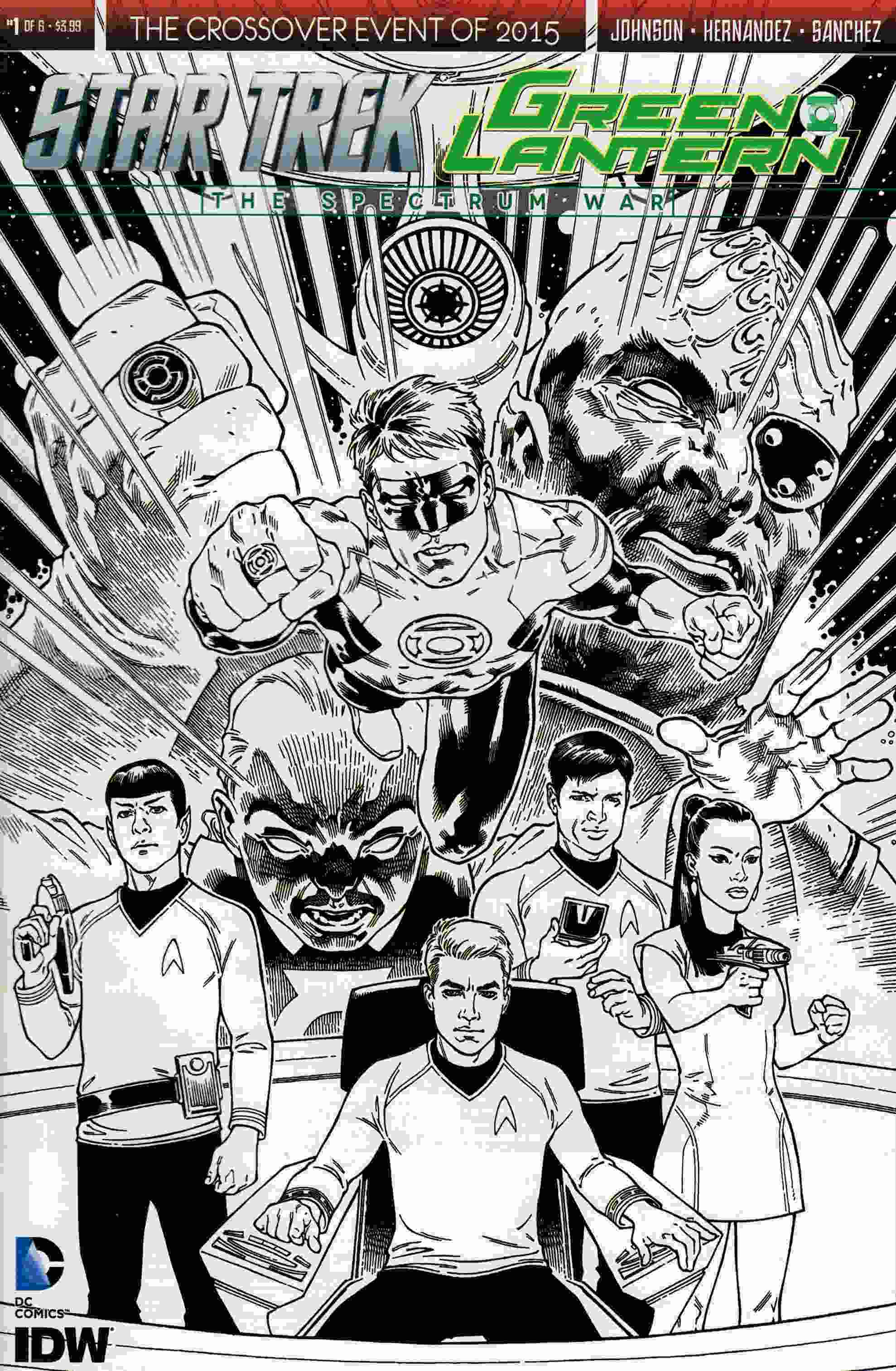 Star Trek Green Lantern #1 Third Printing [IDW Comic] THUMBNAIL