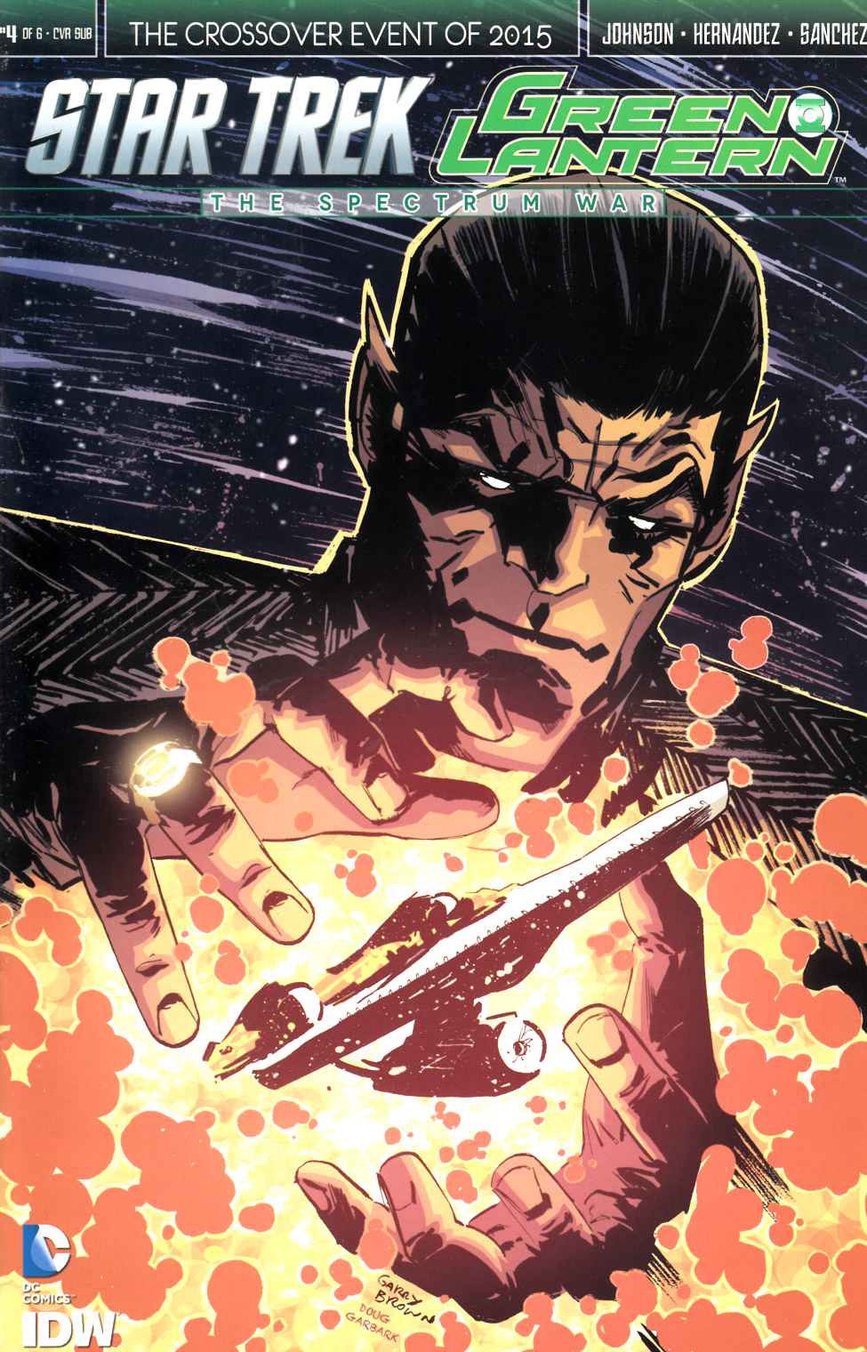 Star Trek Green Lantern #4 Subscription Cover [IDW Comic] THUMBNAIL