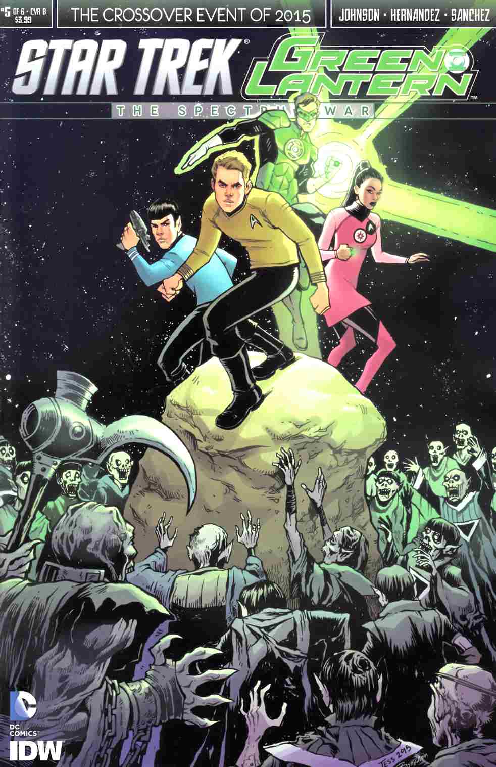 Star Trek Green Lantern #5 Fowler Variant Cover [IDW Comic] THUMBNAIL