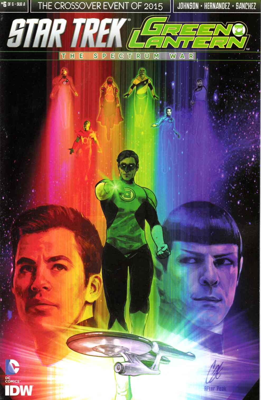 Star Trek Green Lantern #6 Staggs Subscription Cover [IDW Comic] THUMBNAIL