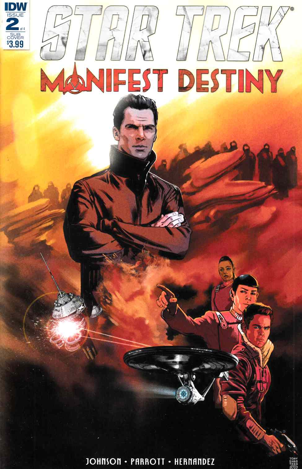 Star Trek Manifest Destiny #2 Subscription Cover [IDW Comic] LARGE
