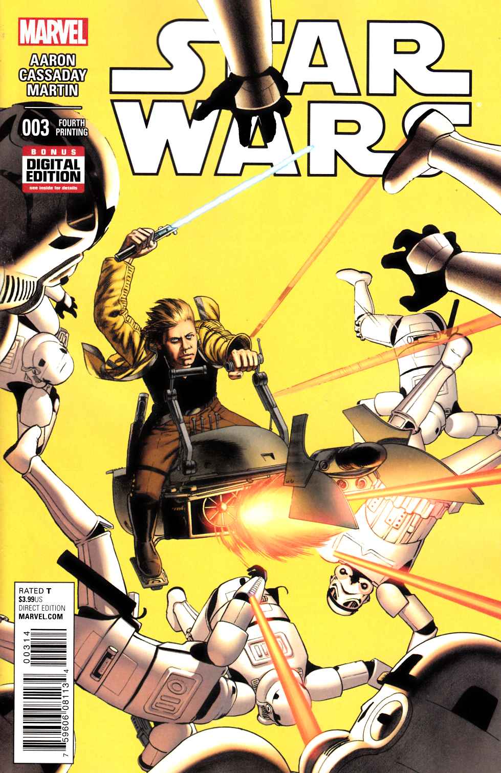 Star Wars #3 Fourth Printing [Marvel Comic] THUMBNAIL