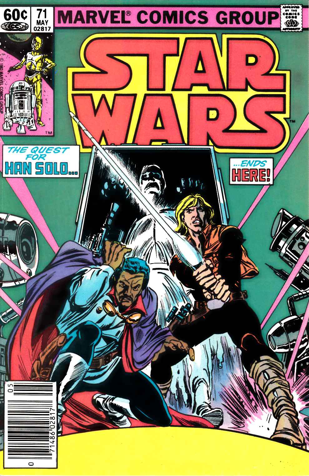 Star Wars #71 Newsstand Edition Near Mint Minus (9.2) [Marvel Comic] THUMBNAIL